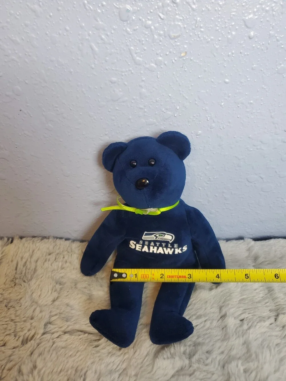 Ty Beanie Baby NFL Football Bear Plush Seattle Seahawks 8